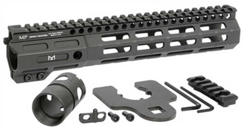 Midwest Industries MINF105 Night Fighter 10.50" M-LOK Black Hardcoat Anodized Aluminum Includes Barrel Wrench, Nut, & 5